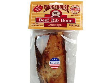 Smokehouse Beef Rib Bone Natural 6" Long Dog Treat