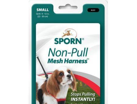 Sporn Non Pull Mesh Harness for Dogs - Black