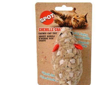 Spot Chenille Chasers Mouse Catnip Toy - Assorted Colors