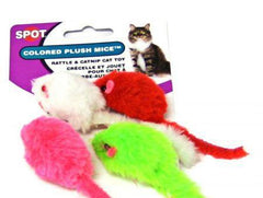 Spot Colored Plush Mice Cat Toys-Cat-www.YourFishStore.com