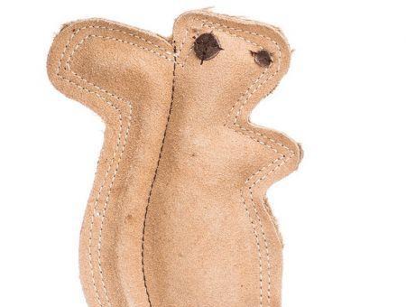 Spot Dura-Fused Leather Squirrel Dog Toy