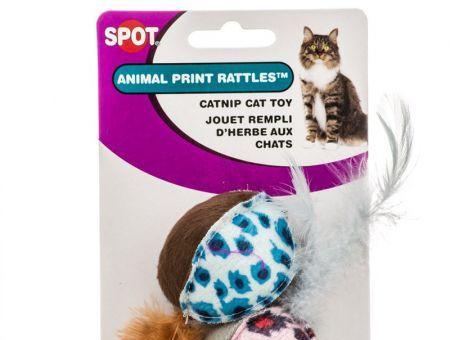 Spot Spotnips Rattle with Catnip - Animal Print