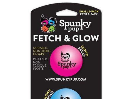 Spunky Pup Fetch and Glow Balls Dog Toy