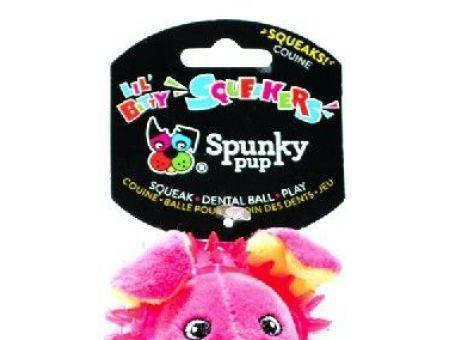 Spunky Pup Lil Bitty Squeakers Pig Dog Toy