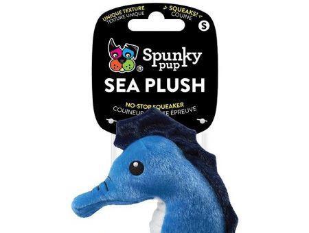 Spunky Pup Sea Plush Seahorse Dog Toy