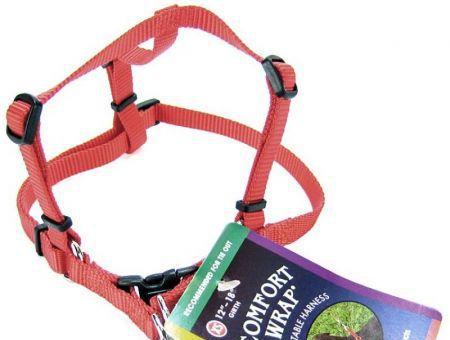 Tuff Collar Comfort Wrap Nylon Adjustable Harness - Red