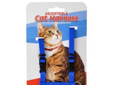 Tuff Collar Nylon Adjustable Cat Harness - Blue-Cat-www.YourFishStore.com