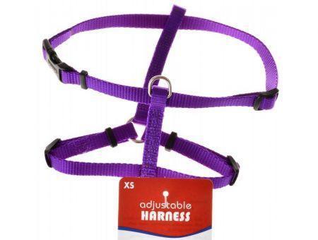 Tuff Collar Nylon Adjustable Dog Harness - Purple