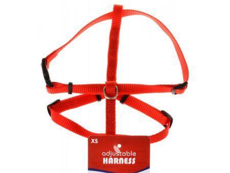 Tuff Collar Nylon Adjustable Dog Harness - Red