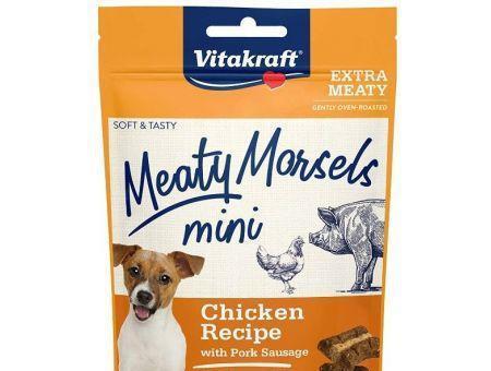 Vitakraft Meaty Morsels Mini Chicken Recipe with Pork Sausage Dog Treat-Dog-www.YourFishStore.com