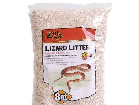 Zilla Lizard Litter - Aspen Chip Bedding & Lutter