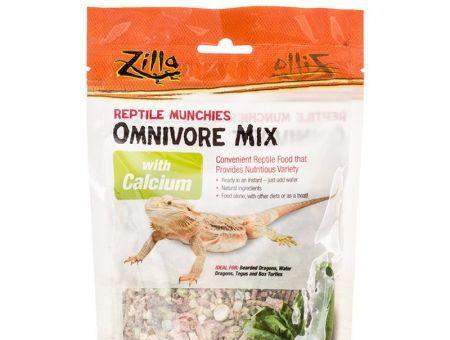 Zilla Reptile Munchies - Omnivore Mix with Calcium