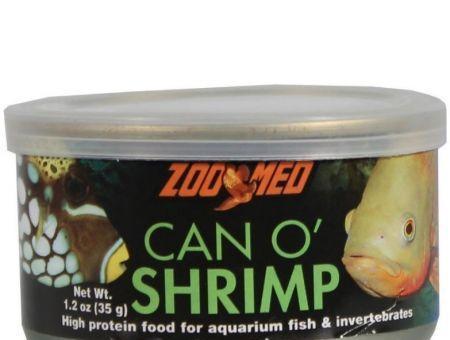 Zoo Med Can O Shrimp High Protein Food for Aquarium Fish 