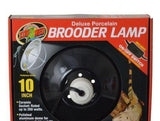 Zoo Med Delux Porcelain Brooder Lamp - Black-Reptile-www.YourFishStore.com