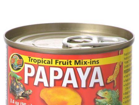 Zoo Med Tropical Friut Mix-ins Papaya Reptile Treat