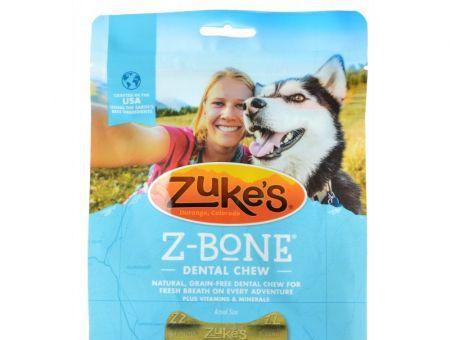 Zukes Z-Bones Dental Chews - Clean Apple Crisp-Dog-www.YourFishStore.com
