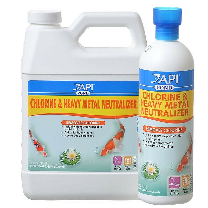 API Pond Chlorine & Heavy Metal Neutralizer 16oz
