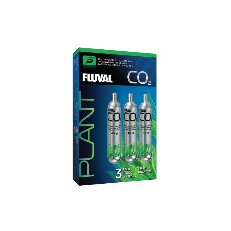 Fluval 45 g CO2 Disposable Cartridges - 3 pack